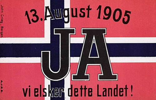 Norwegian independence referendum, 1905